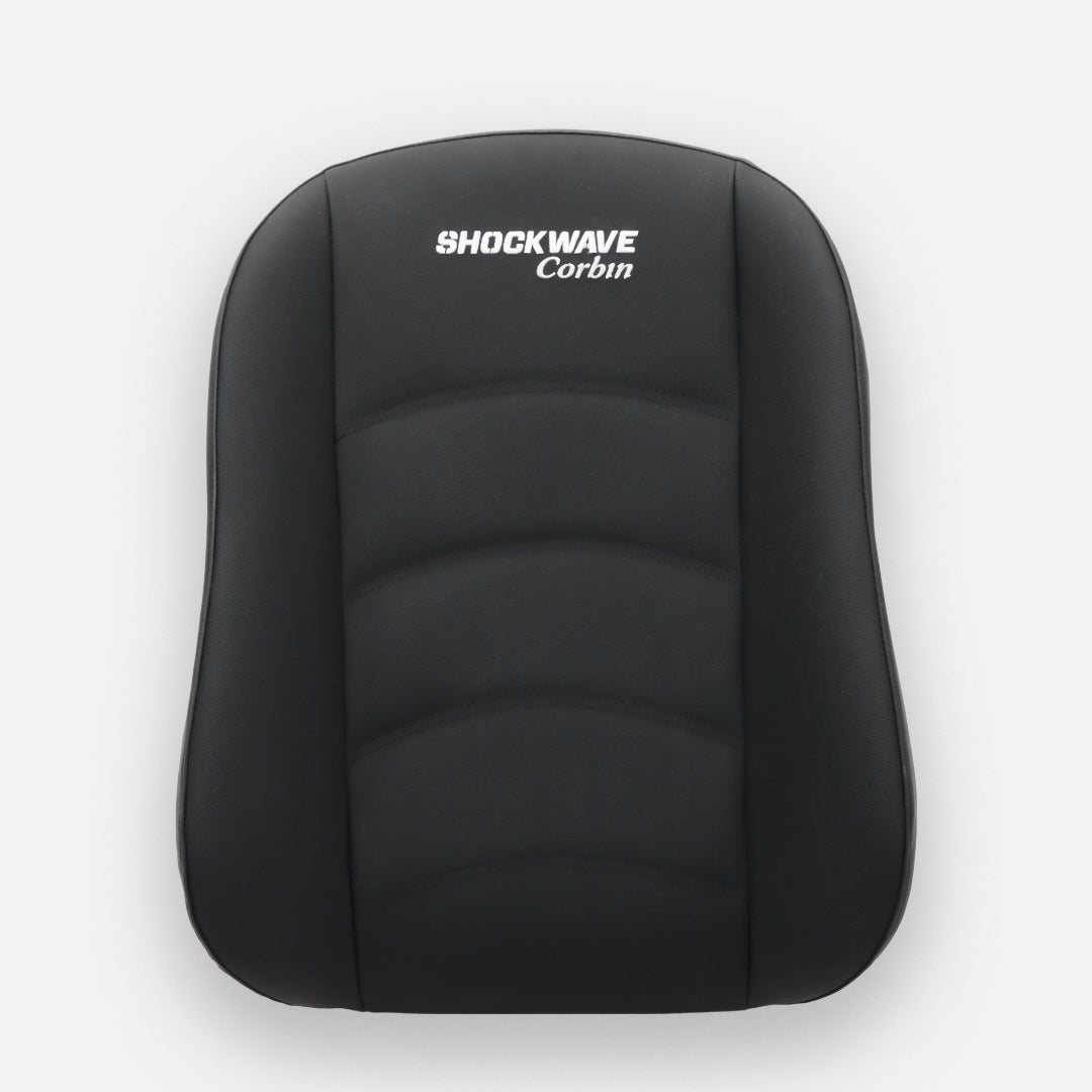 Single mid-back seat cushion (back) – fits S2 or S3 seat. Colour: black HD