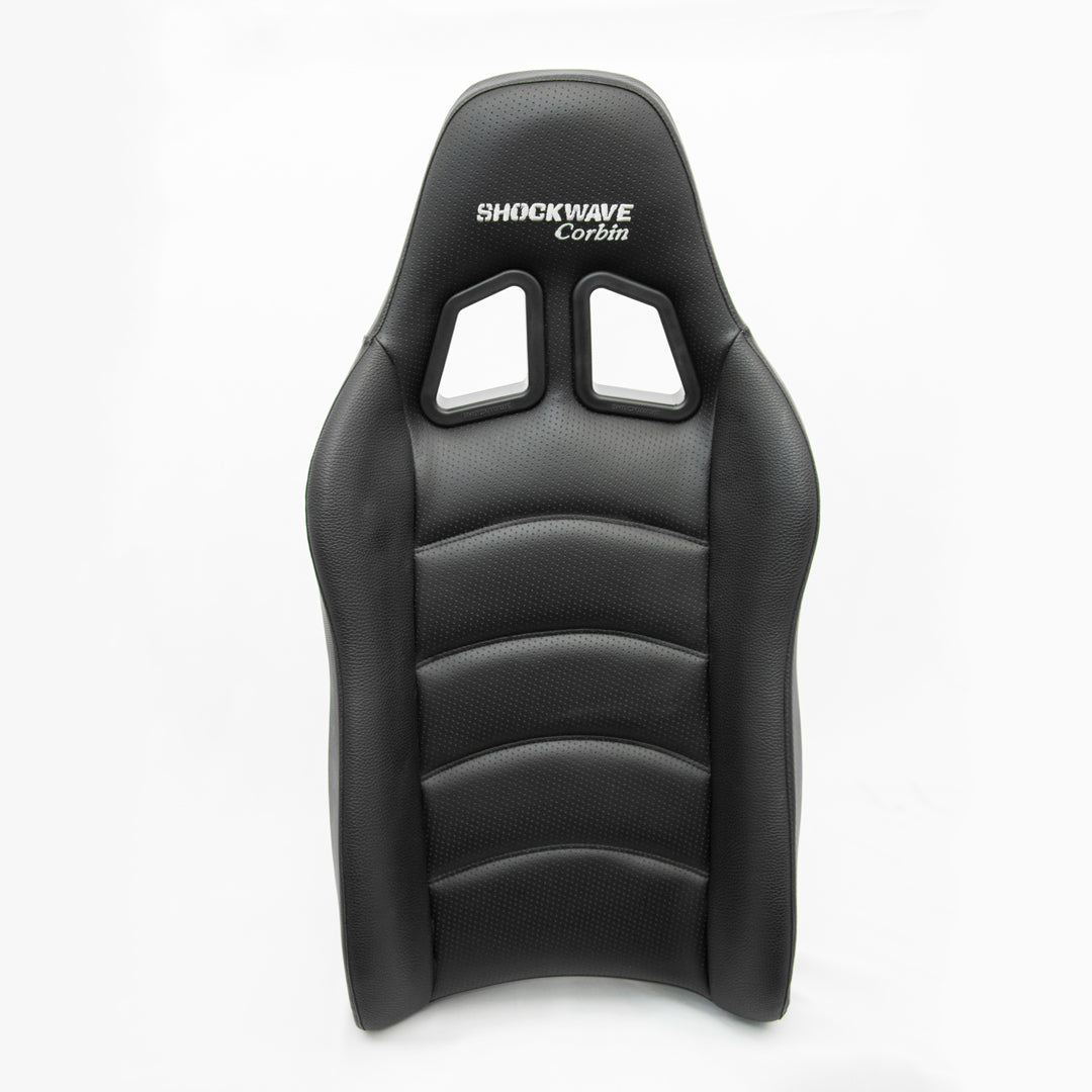 Single high-back seat cushion - fits S5 Corbin (or Commander) seat. Colour: black