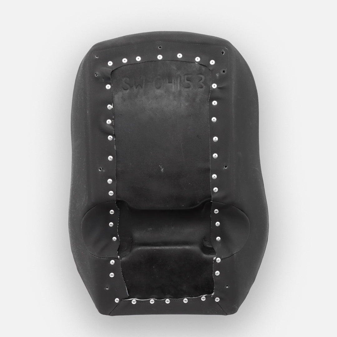 Single mid-back seat cushion (back) – fits S2 or S3 seat.  Colour: black HD